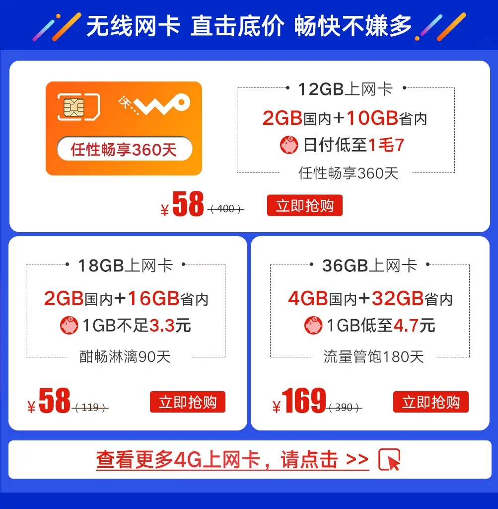 中國聯(lián)通2023套餐全解析：5G、低價卡與區(qū)域套餐大比拼！-赫茲號卡網(wǎng)