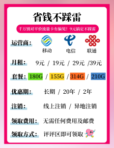19元100G流量卡避坑指南：三大運(yùn)營(yíng)商套餐真相解析-赫茲號(hào)卡網(wǎng)