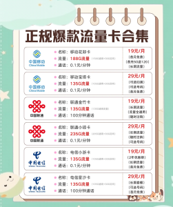 2023純流量卡選購(gòu)指南：三大運(yùn)營(yíng)商+虛擬品牌對(duì)比-赫茲號(hào)卡網(wǎng)