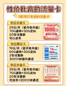 電信100G流量卡實測：2023套餐對比+避坑選購指南-赫茲號卡網(wǎng)