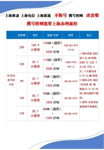 上海移動套餐大揭秘：58元起，流量通話全都有！-赫茲號卡網