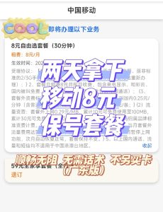 中國移動8元套餐辦理全攻略：3種渠道+避坑指南-赫茲號卡網